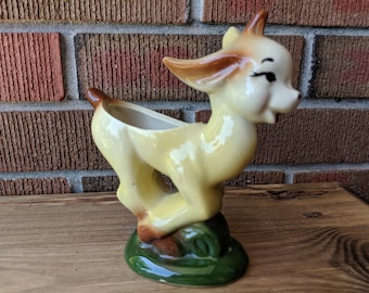 Adorable, planteur d&#39;ânes du milieu du siècle/vase