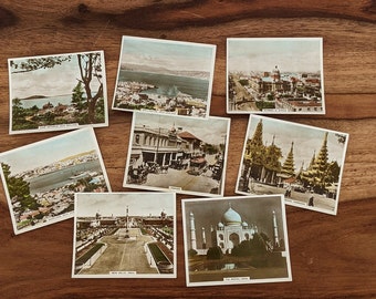 Vintage Set of Cigarette/Tobacco Cards, W.D. & H.O. Wills, Scenes from the Empire, Ephemera, 1930s