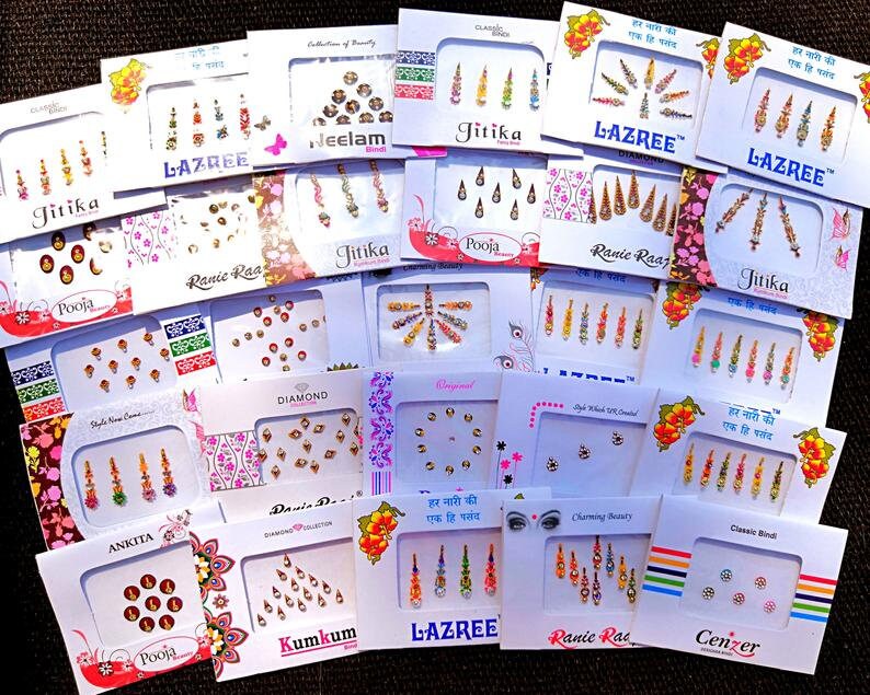 Bollywood Haarschmuck Stirnschmuck Bindi TikkaTattoo Schmuck Body