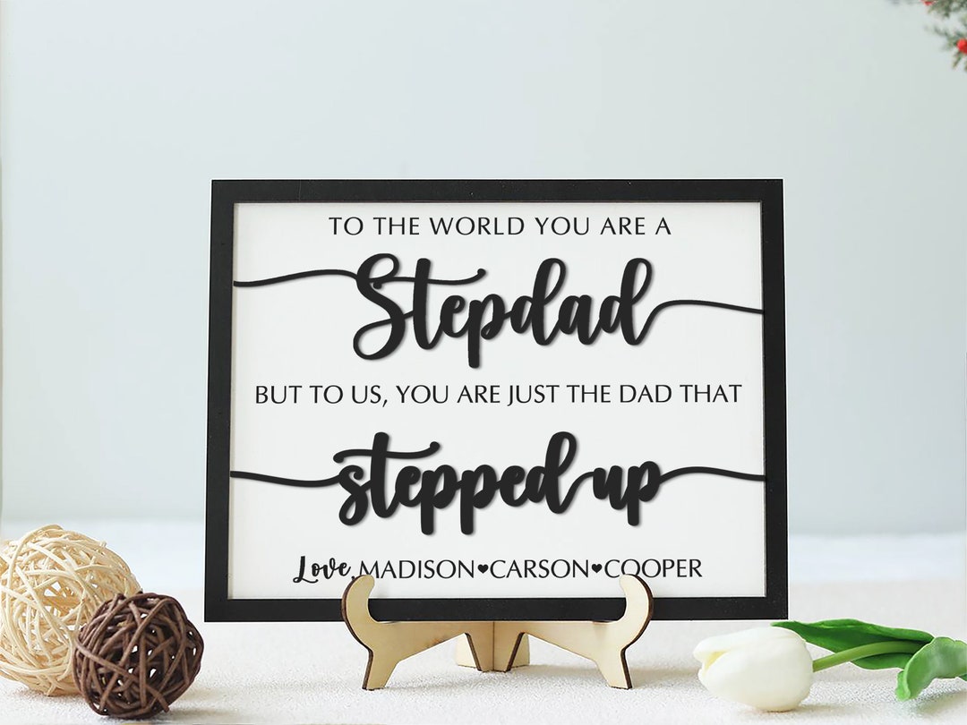 Personalzed Stepdad Candle Gft, Bonus Dad, Gft For Dad, Thoughtful