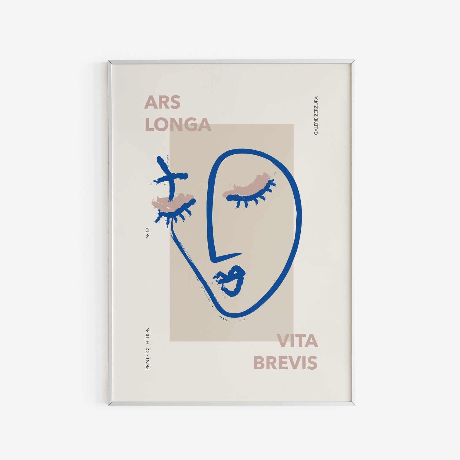 Art Is Long Life Is Short Printable Wall Art Pastel Color | Etsy