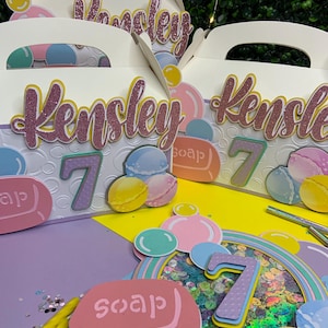 Bubble Party, Bubble Party Treat Boxen, Bubble Party Badebombe Party Boxen, Bubble Bath Party
