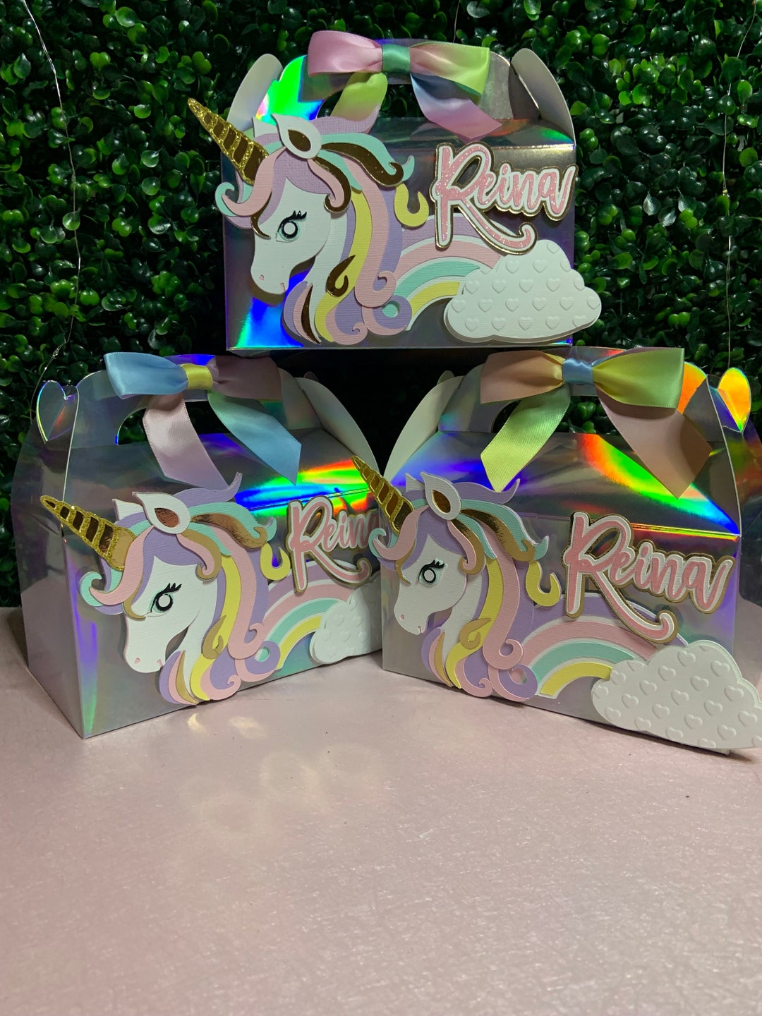 Unicorn Party Boxes Unicorn Birthday Unicorn Theme Birthday, Unicorn ...