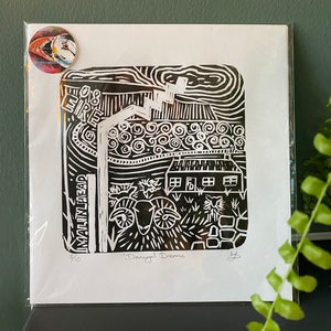 Donegal Dreams - Original Lino print