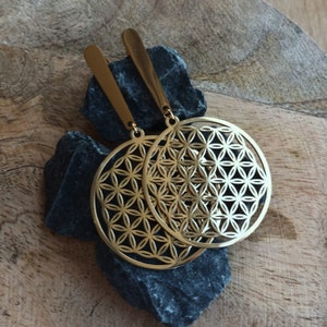 Earrings Flower of Life #1