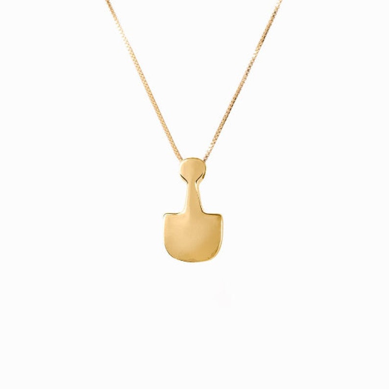 Floating Fertility Figurine, Silver Pendant Necklace, Symbol Of Fertility Jewelry For Woman, Ancient Goddess Pendant With Chain Gold