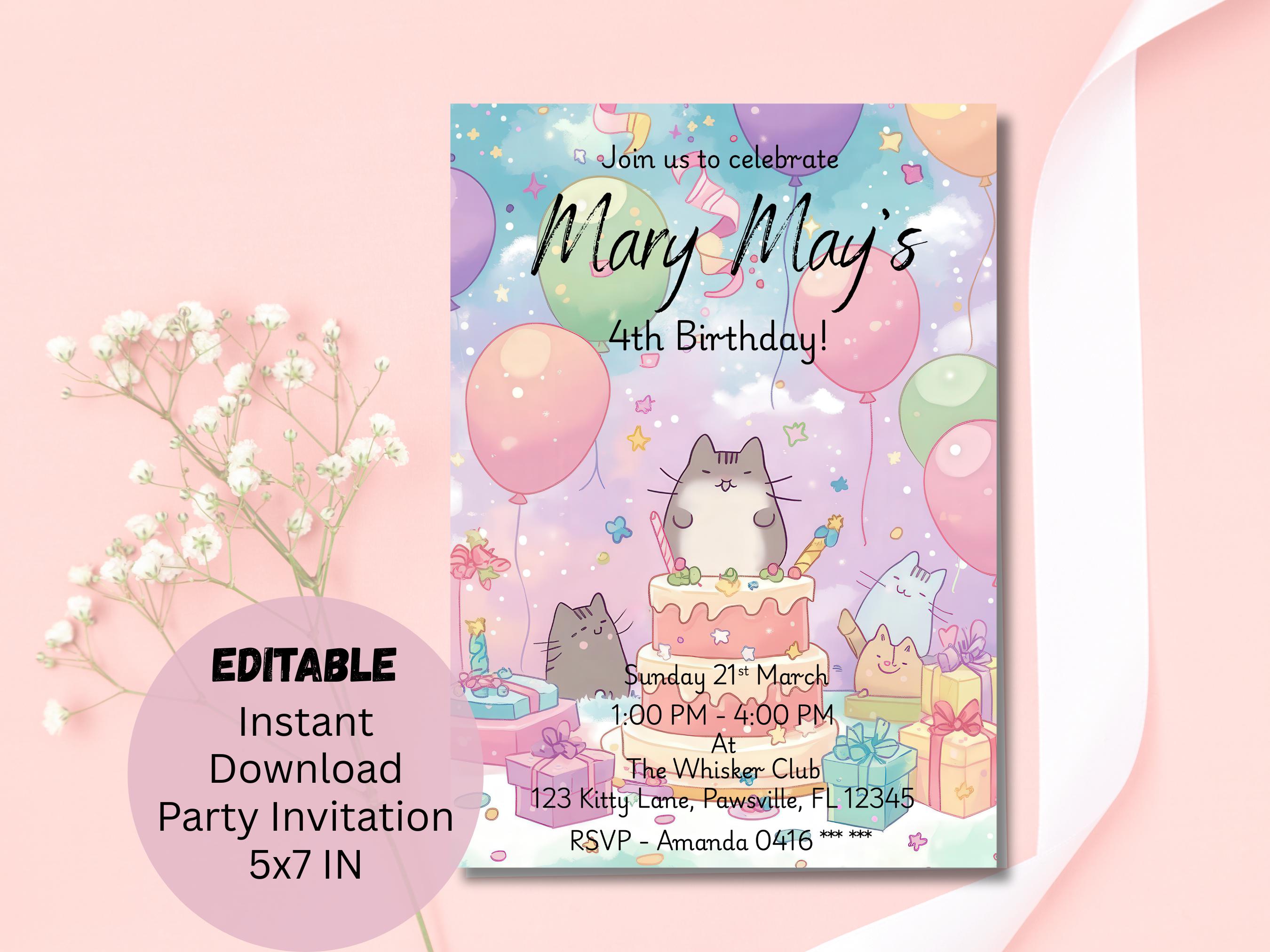 Pusheen Party Supplies UK