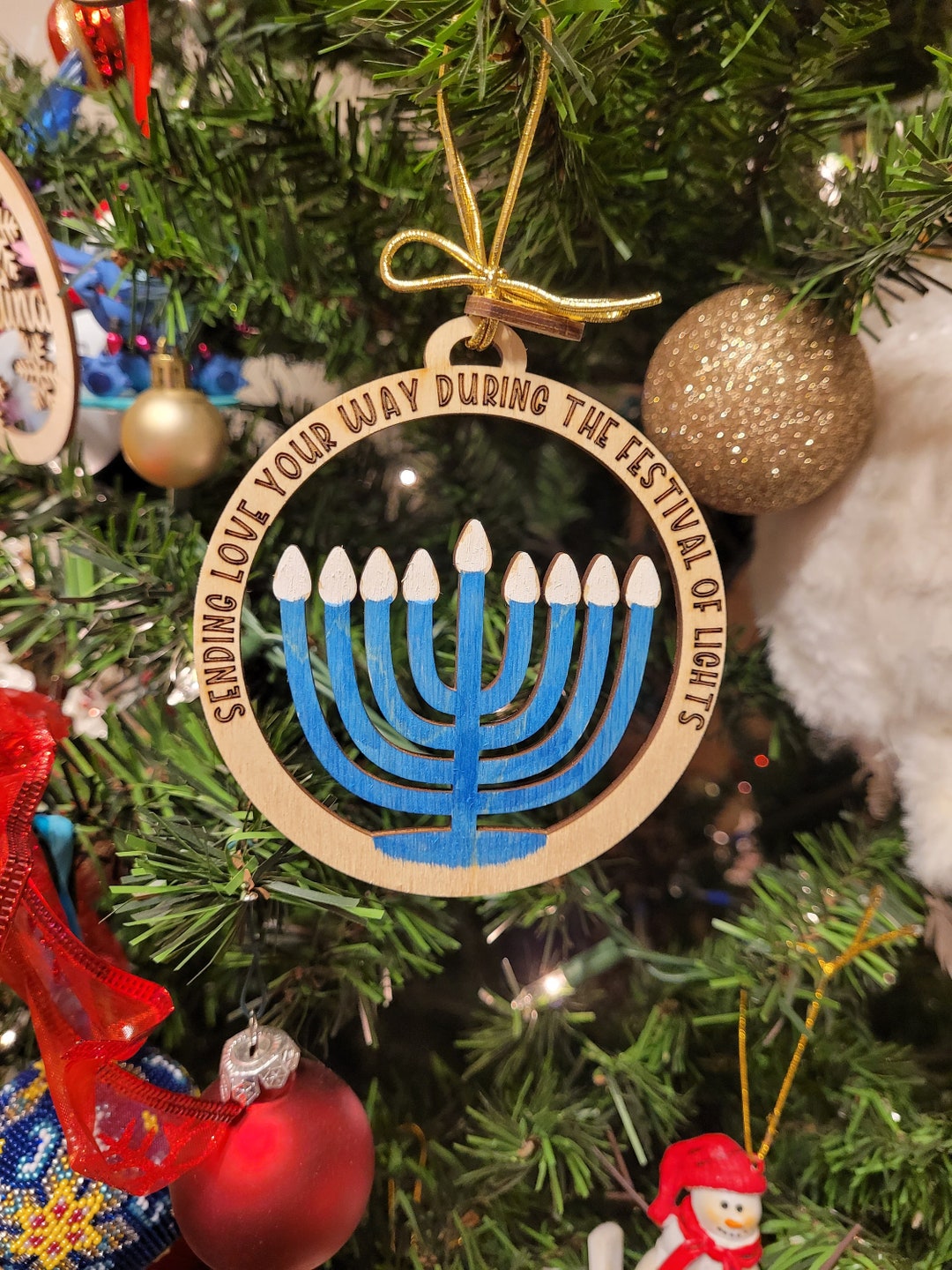 Hanukkah Ornaments, Happy Hanukkah, Hanukkah Decor Etsy