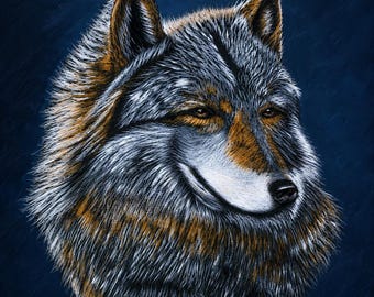 Lone Wolf Print