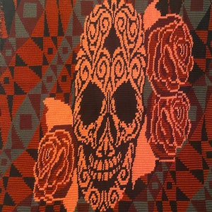 Skull with Roses Lap Blanket - PDF Download Pattern Only