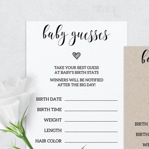 Devinez la date d'échéance calendrier, cartes devinettes bébé, jeu devinez la date d'échéance calendrier, feuille de devinettes bébé, jeu de devinettes bébé téléchargement imprimable