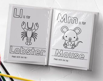 Personalized baby abc game: Baby Shower Craft Project (Printed 5x7)
