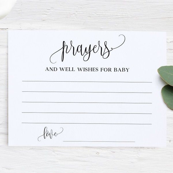 Instant Download Prayers For Baby Cards, Prayers For Baby Printable, Prayers For Baby Boy, Prayers For Baby Girl, Baptism, Baby On The Way