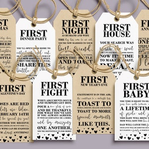 Étiquettes de vin pour shower de bébé, Étiquettes de vin pour shower de bébé, étape importante, Étiquettes de panier à vin pour shower de bébé, Année des premiers vins, Téléchargement imprimable