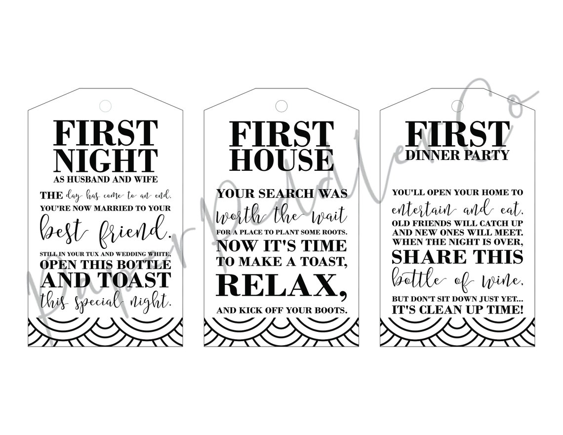 Instant Download Milestone Wine Labels Wedding Milestone Wine | Etsy