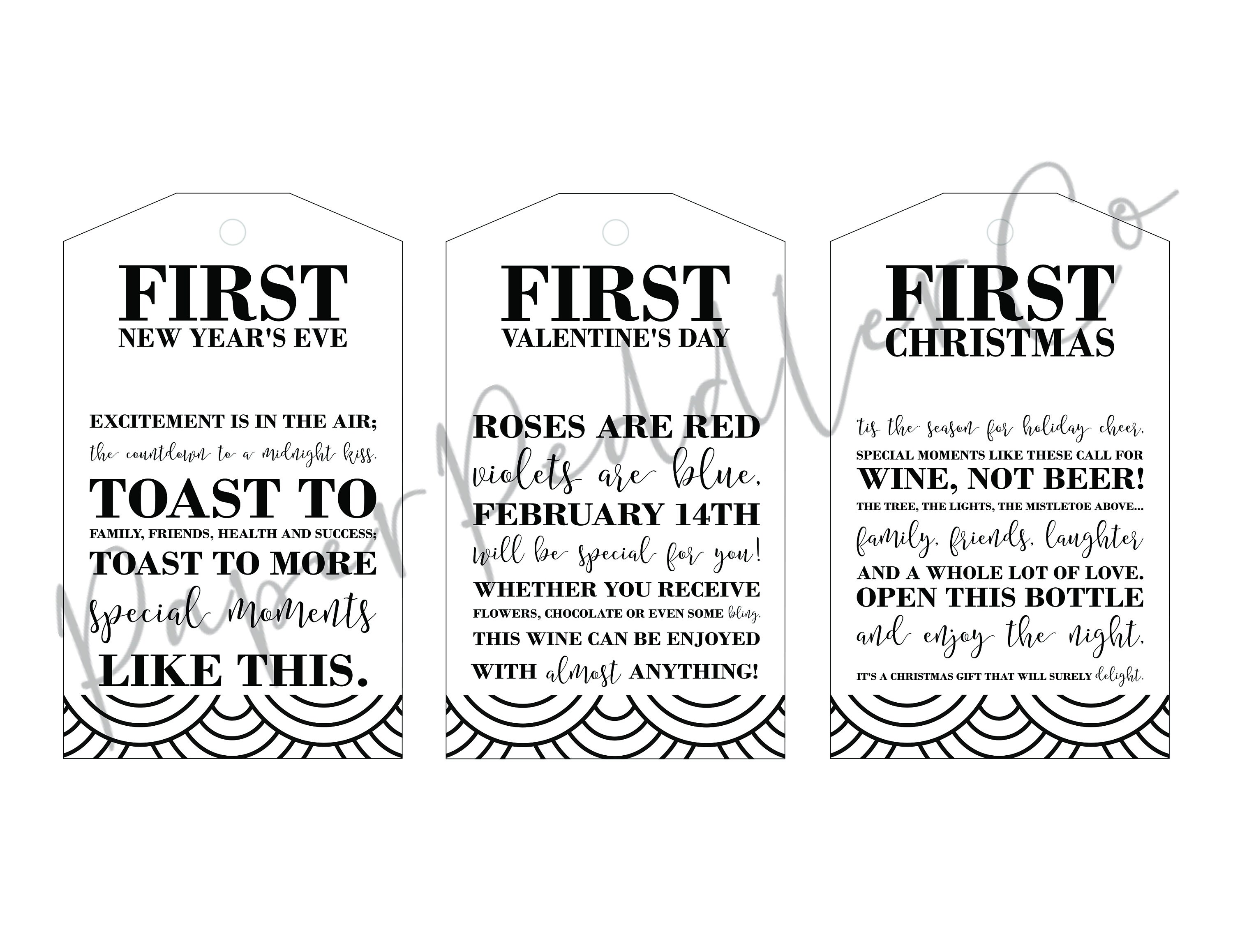 Instant Download Milestone Wine Labels Wedding Milestone Wine - Etsy