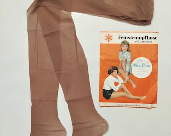 Vintage Damen 20 Den Strumpfhosen, Strumpfhosen, Collant, Feinstrumpfhose Größe 1 (Klein) Mexicana