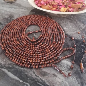 1000 Beads REAL Kuka (Coca) Tree Islamic Prayer, Tasbih, Misbaha, Tasbeeh, Muslim, Rosary, Tasbih 1000, Tasbih Personalized 6mm - Very Long