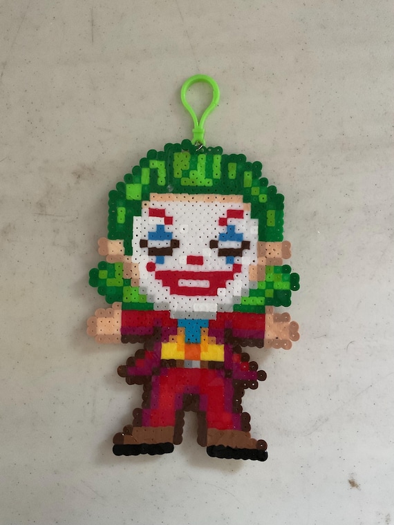 Joker - Batman Keychain / Charm / Standee / Perler Beads - Etsy