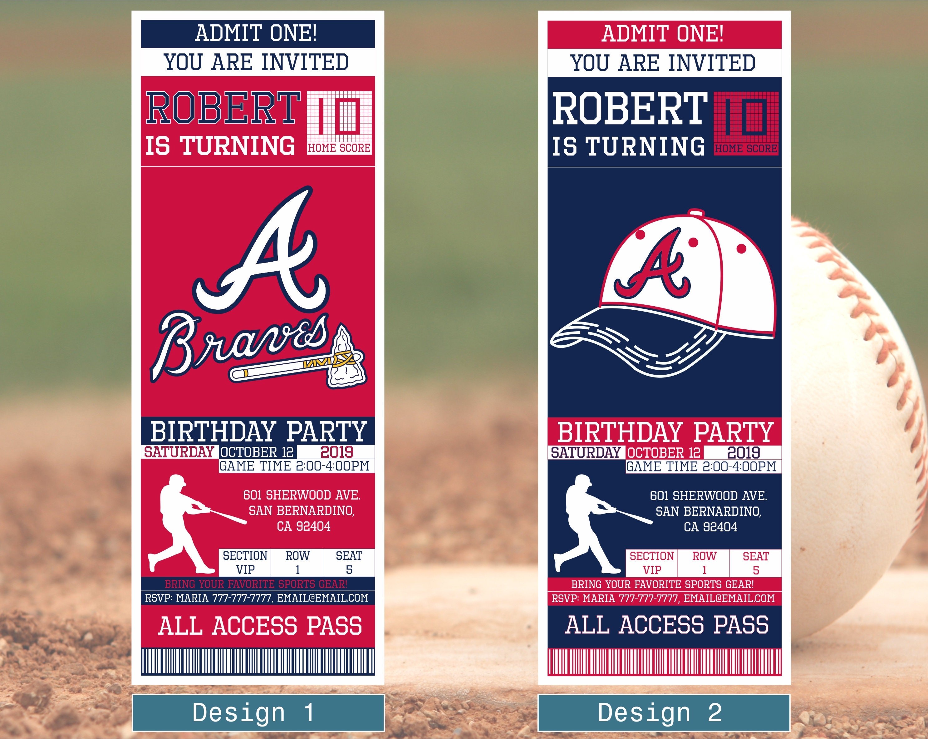 atlanta-braves-birthday-invitation-ticket-invitation-atlanta-etsy