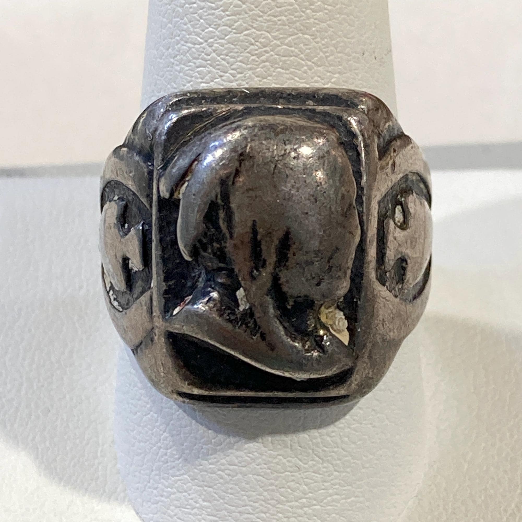 ヴィンテージ スターリングシルバー インディアンヘッドリング