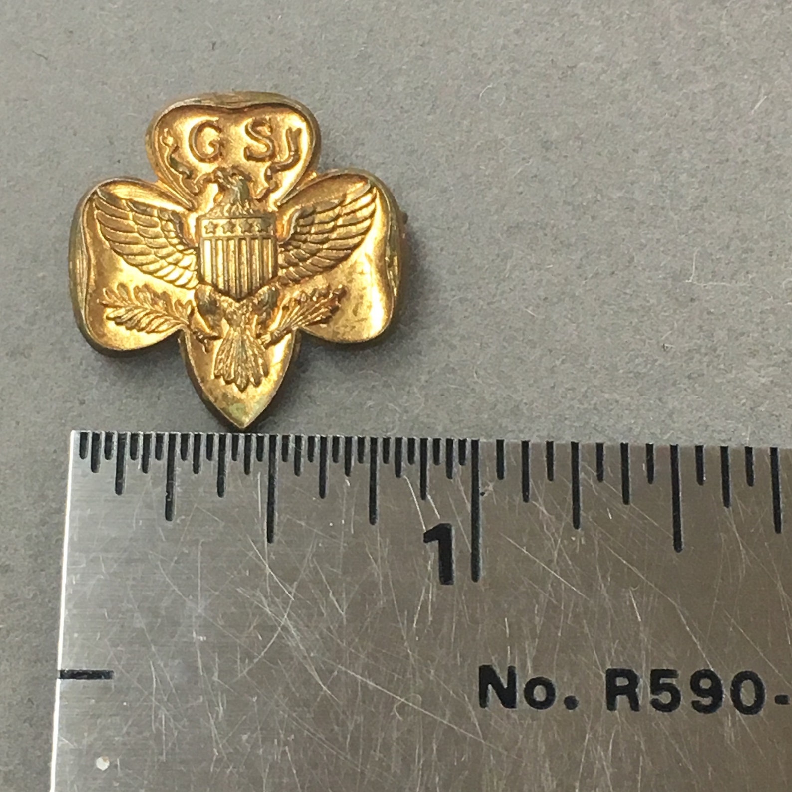 Girl Scouts Trefoil Traditional Membership Pin Circa 1960s Etsy