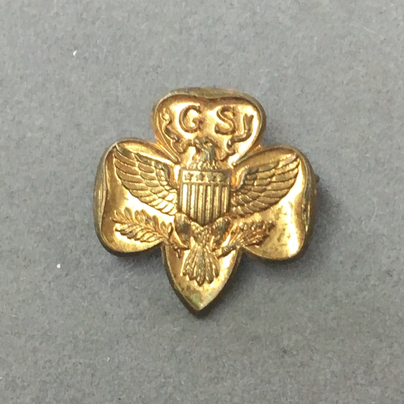 Girl Scouts Trefoil Traditional Membership Pin Circa 1960s Etsy