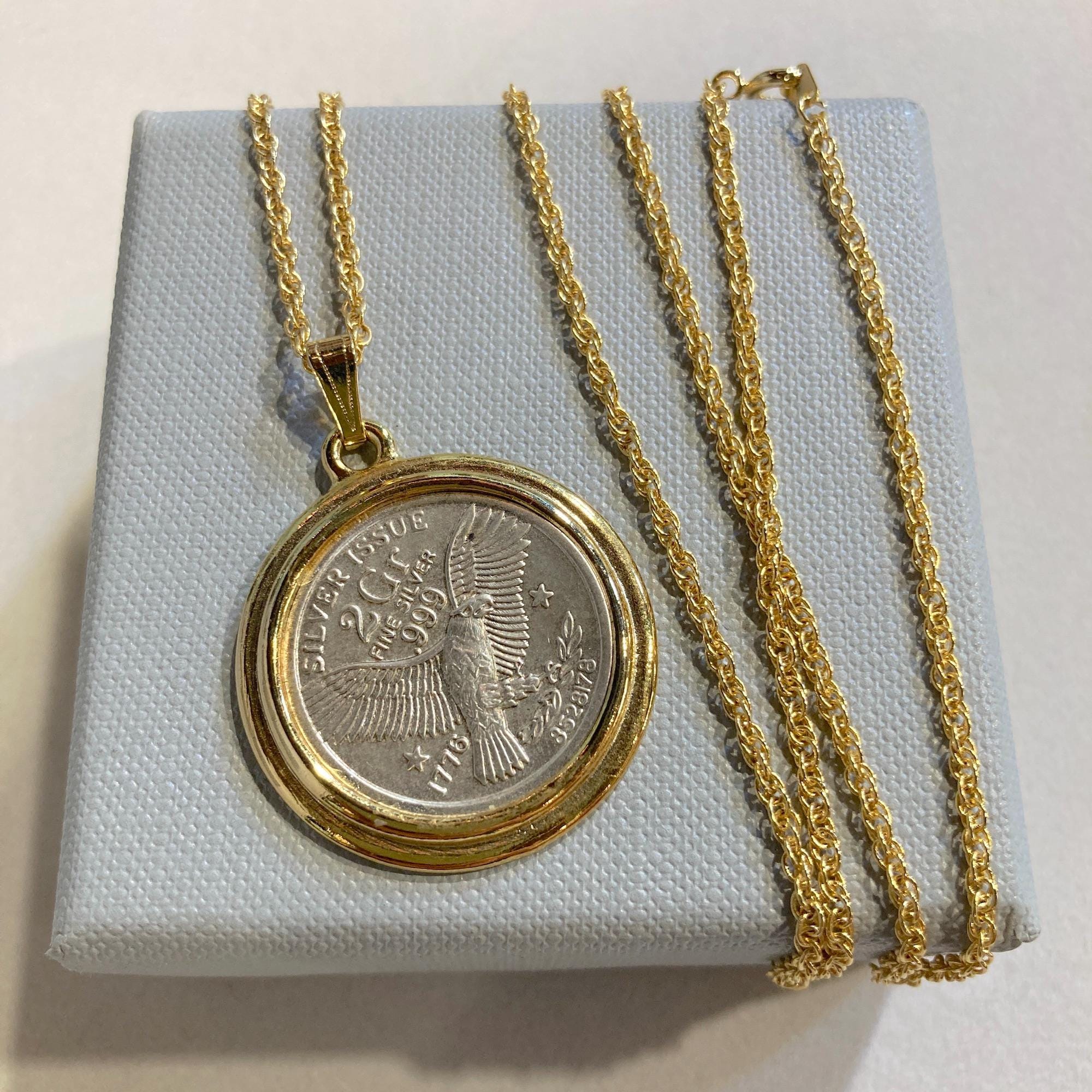 Vintage Silver Issue 2 Gr Pure Silver .999 1776 Serialized