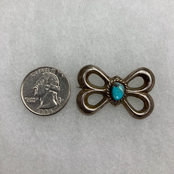 Old Pawn Native American Navajo Sandcast Turquois… - image 6
