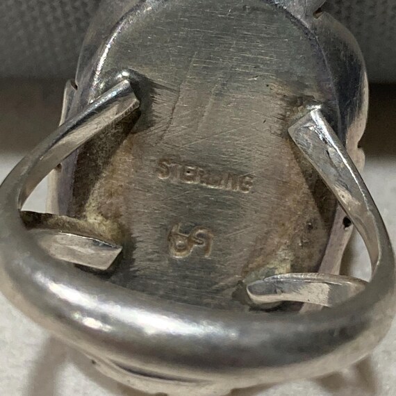 Native American Signed Multi-Gemstone Inlay Sterl… - image 7