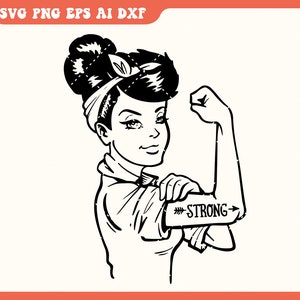 Girl Power SVG, PNG, Woman Power Svg, She Is Svg, Strong Svg, Strong Mom Svg, Fierce Svg, Brave Svg, Women Empowerment Svg, Feminism Svg Cut