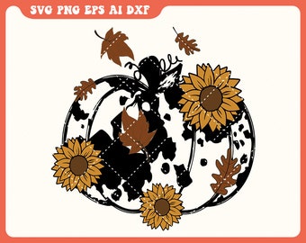Cowhide pumpkin PNG, Western fall png, Fall Png, Fall Sublimation Design, Autumn Sublimation,Cute fall svg,Western sublimation, Cowhide fall