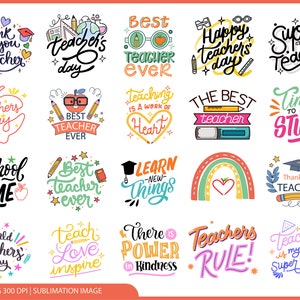 Leraar Svg bundel, leraar dag Svg, leraar waardering Svg, leraar cadeau, leraar dag Shirt Design Svg, leraar Png sublimatie, gesneden bestanden