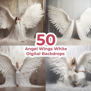 Large Angel Wings for Backdrop -  Canada