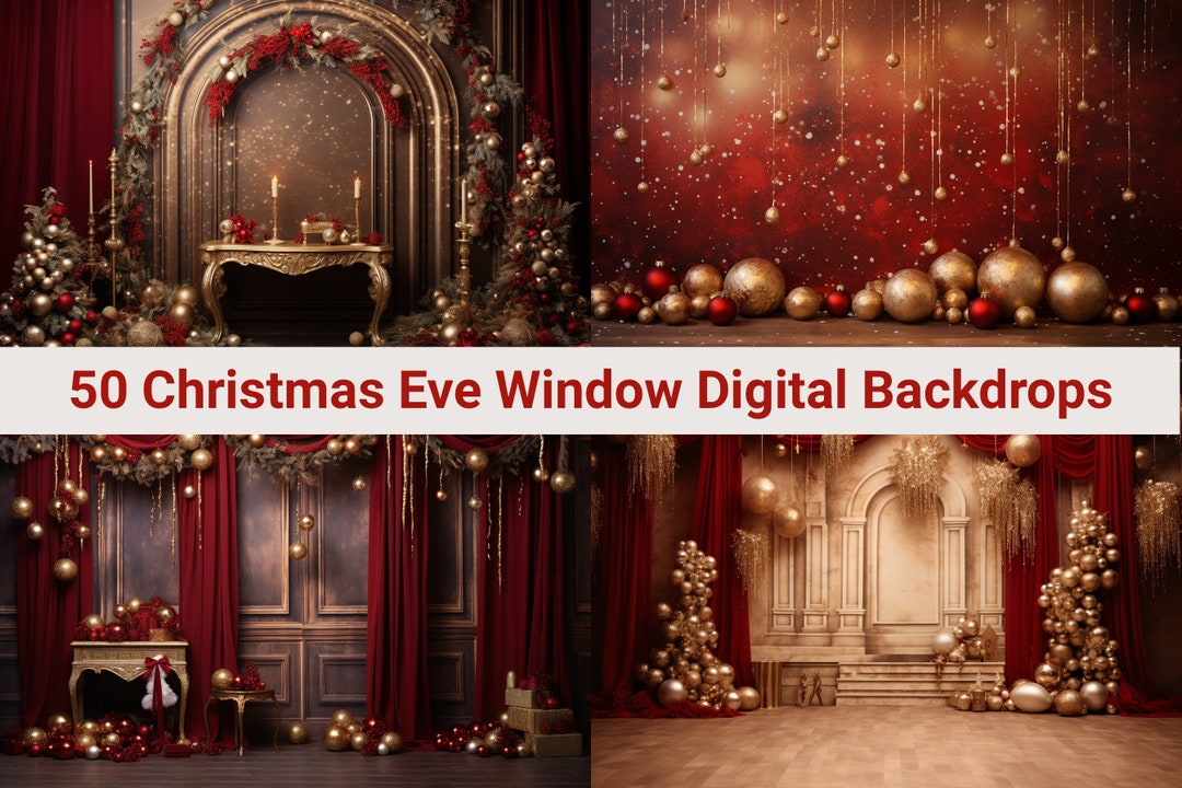 Christmas Photography Backgrounds,xmas Living Room Studio Portraits ...