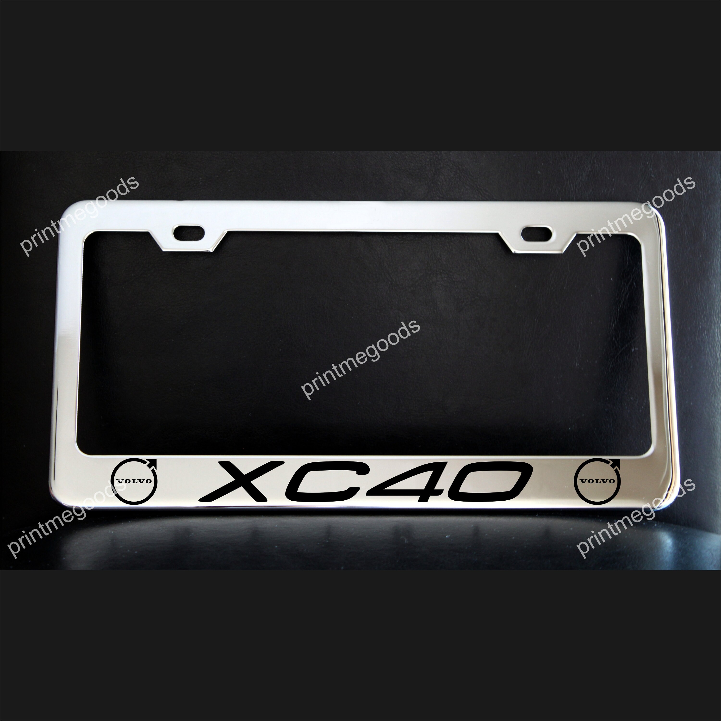 Volvo xc60 cheap license plate frame
