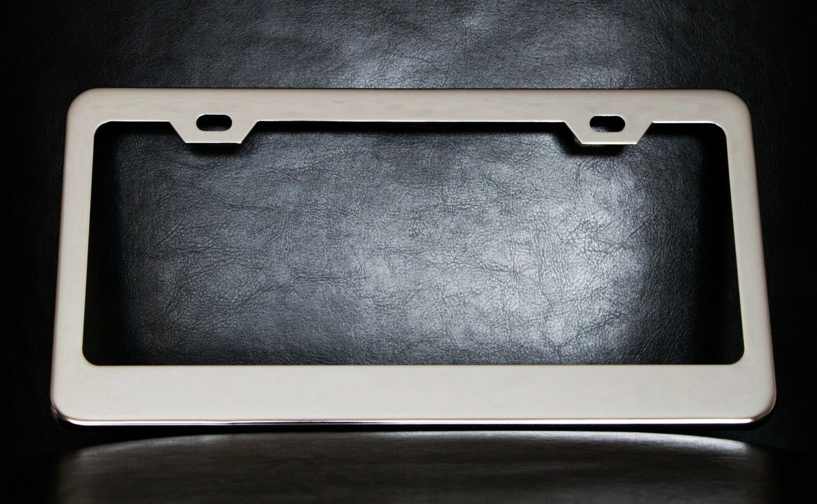 Personalized Silver/chrome License Plate Frame Etsy