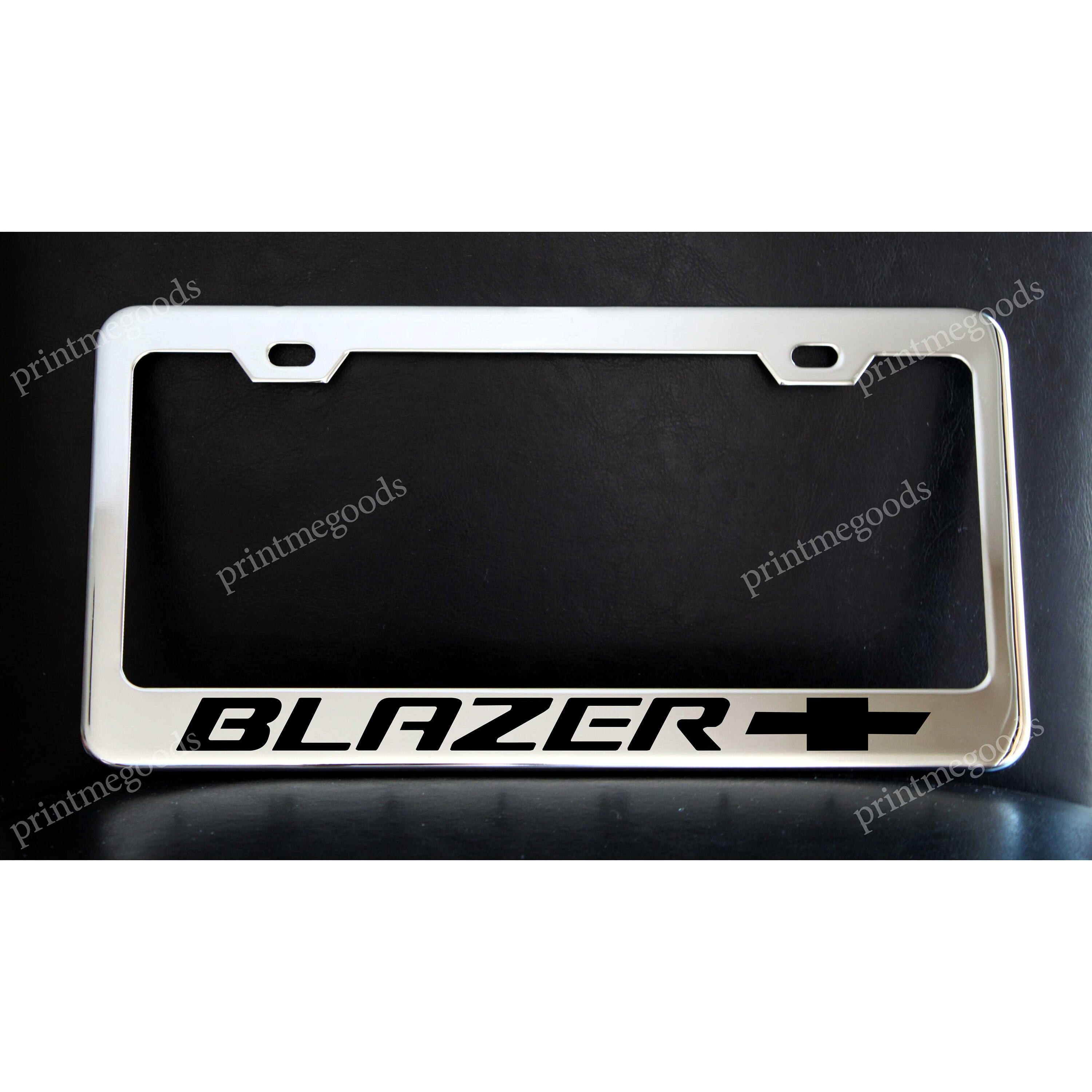 Chevy blazer license plate frame deals