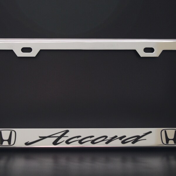 License Plate Frame Honda Accord Etsy