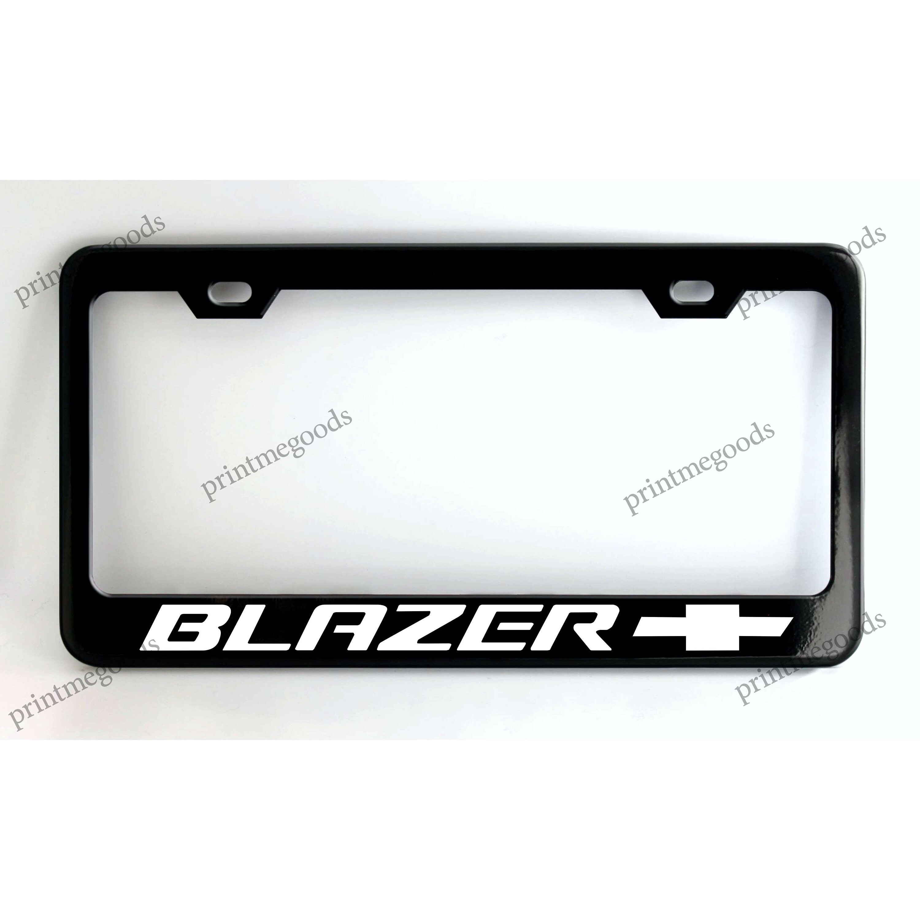 Chevy blazer license plate frame deals
