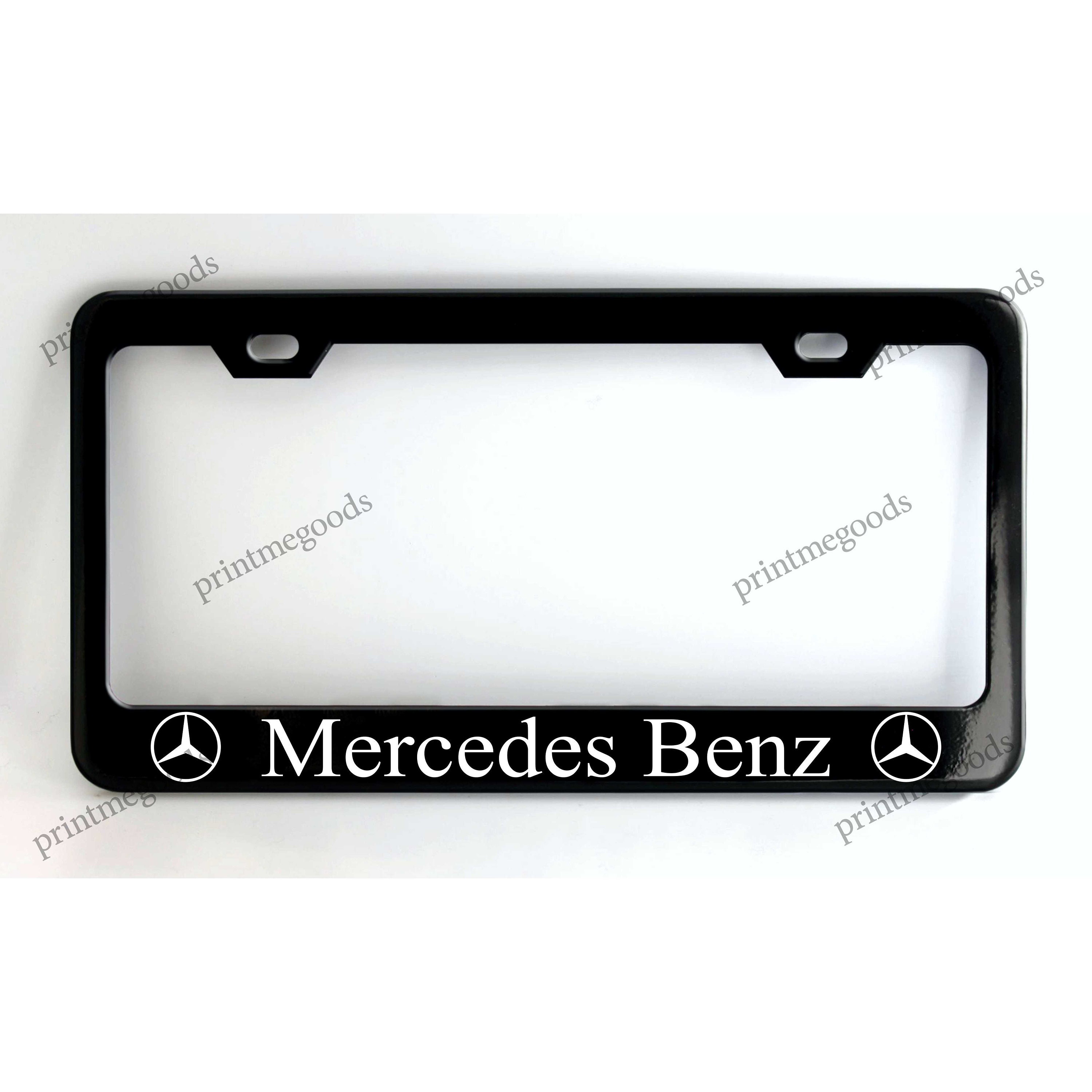 Mercedes benz license plate frame near me deals