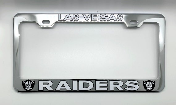 Las Vegas Raiders License Frame- Las Vegas Logo License Plate Holder