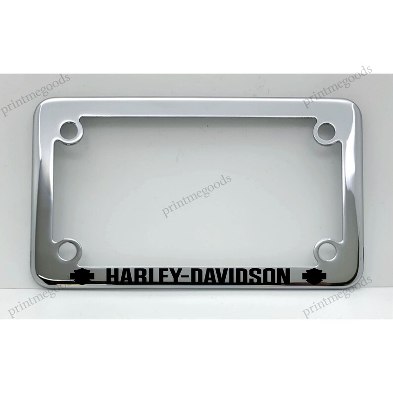 HARLEY DAVIDSON Motorcycle License Plate Frame Custom Made of Etsy