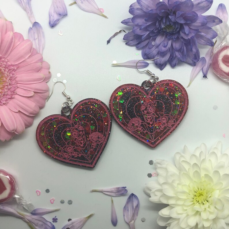 Puff Girl Earrings