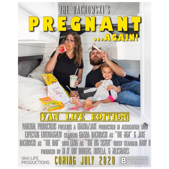 Pregnant Custom Social Media Movie Poster pregnancy