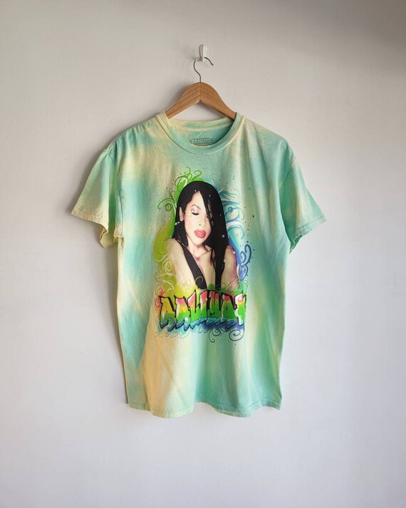 Aaliyah Tshirt Vintage Aaliyah Tee Tie 