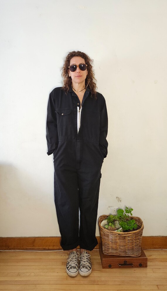 Jumpsuit Boiler suit Mechanic's Jumpsuit dark Bro… - image 3