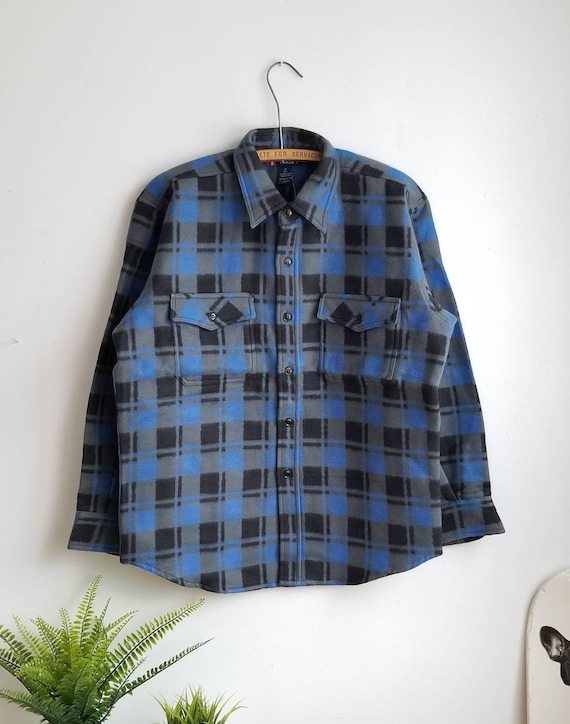 16, 90s Vintage Plaid Flannel, Lumberjack Flannel