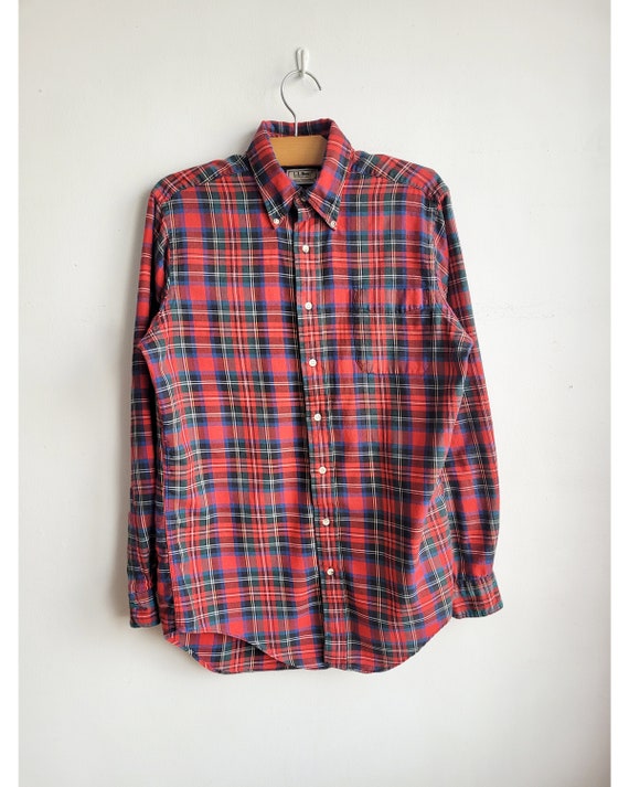 Chemise vintage | Chemise à carreaux coton laine … - image 2