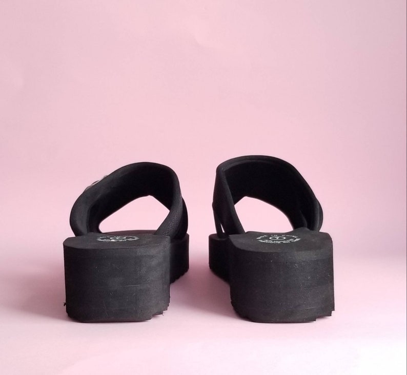 velcro open toe platform sandals